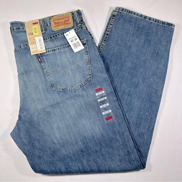 NWT Levi’s 550 Relaxed Fit Jeans Size 42 X 32 - Picture 4 of 11